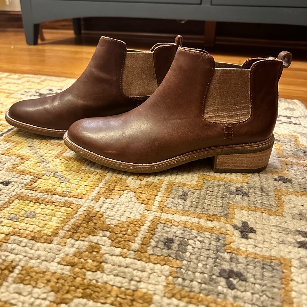 Sperry Maya Leather Chelsea Boot - Brown - 7.5